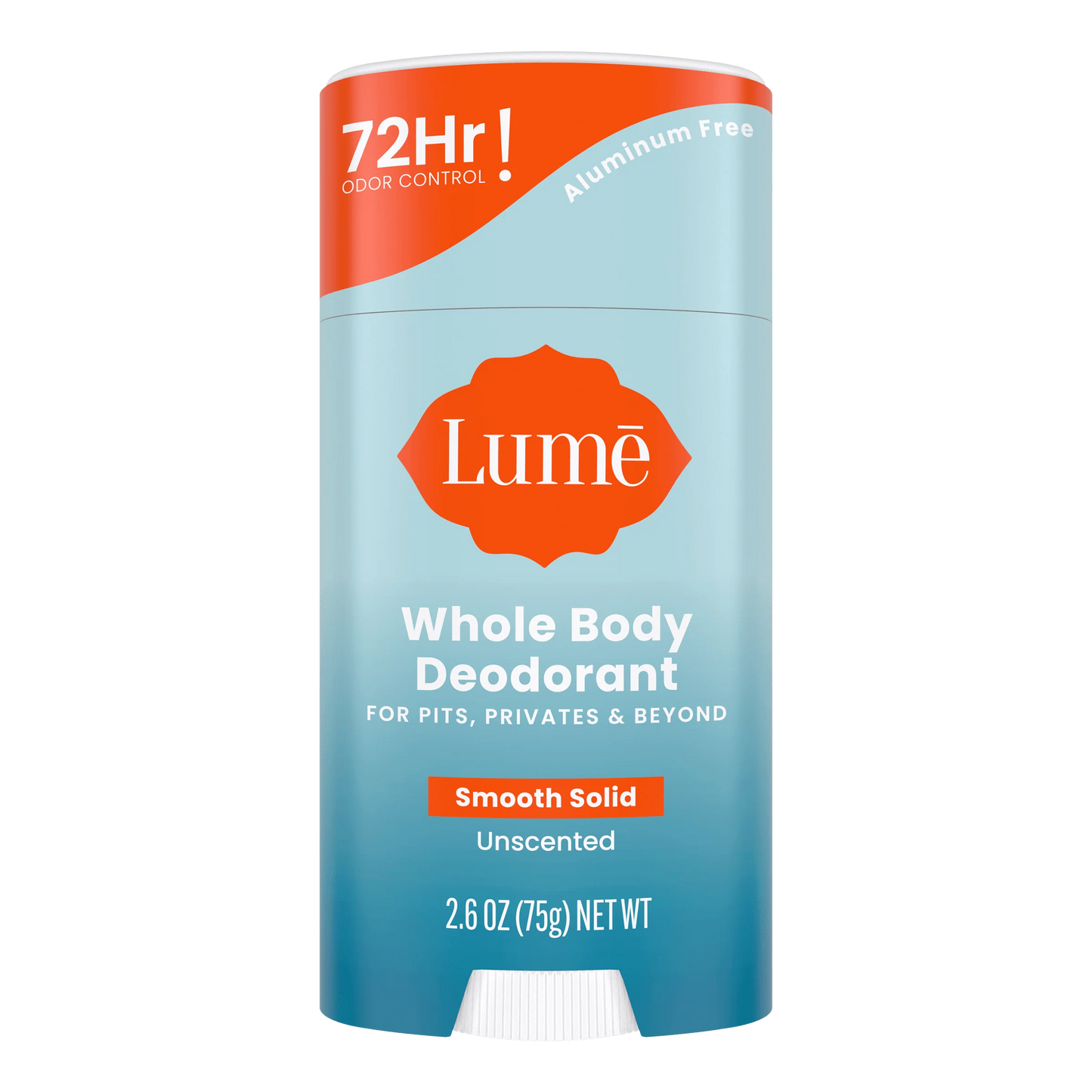 LUME WHOLE BODY DEODORANT SMOOTH SOLID "UNSCENTED"