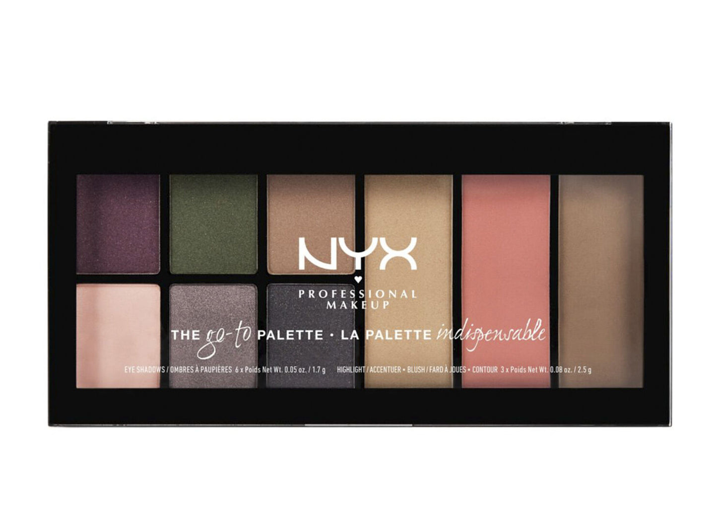 Nyx - Paleta De Go-to En Bon Voyage Gtp02