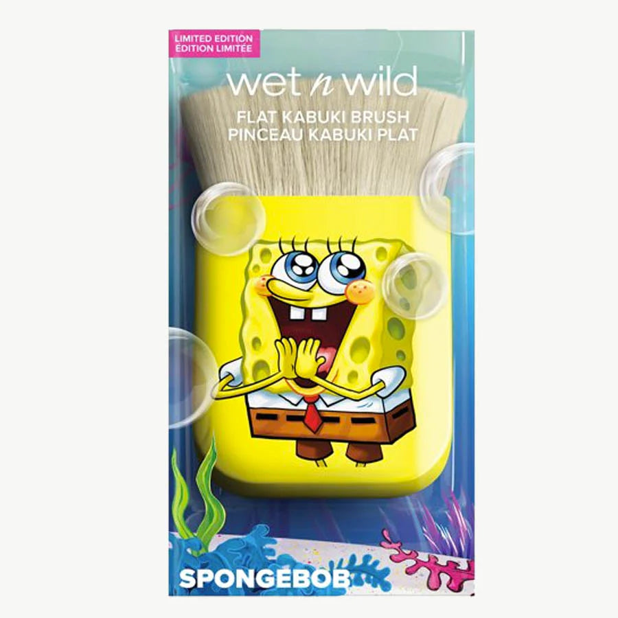 WET N WILD X SPONGEBOB FLAT KABUKI BRUSH