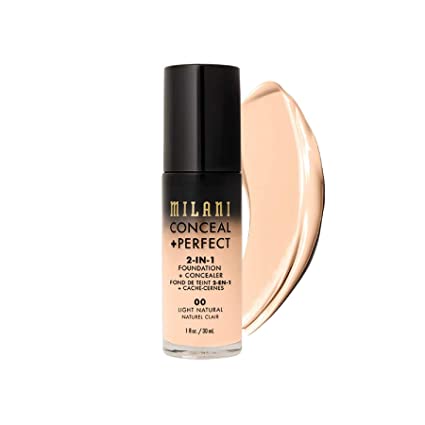 Milani Conceal + Perfect Foundation #00 Light Natural - Pink Beauty