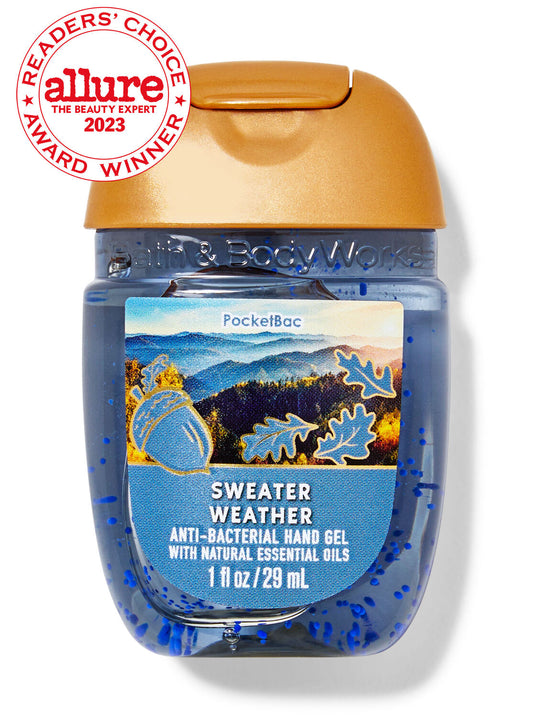 BATH &amp; BODY WORKS GEL ANTIBACTERIAL "SWEATER WEATHER"