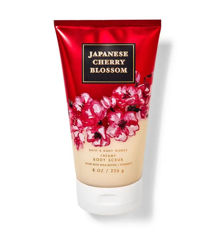 Bath & Body Works Japanese Cherry Blossom Creamy Body Scrub 226g - Pink Beauty
