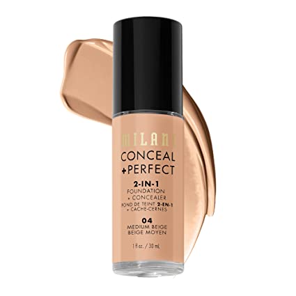 Milani Conceal + Perfect Foundation #04 Medium Beige - Pink Beauty