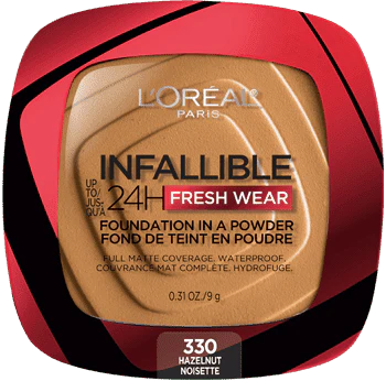 Loreal Infallible 24h Fresh Wear Powder  #330 Hazelnut