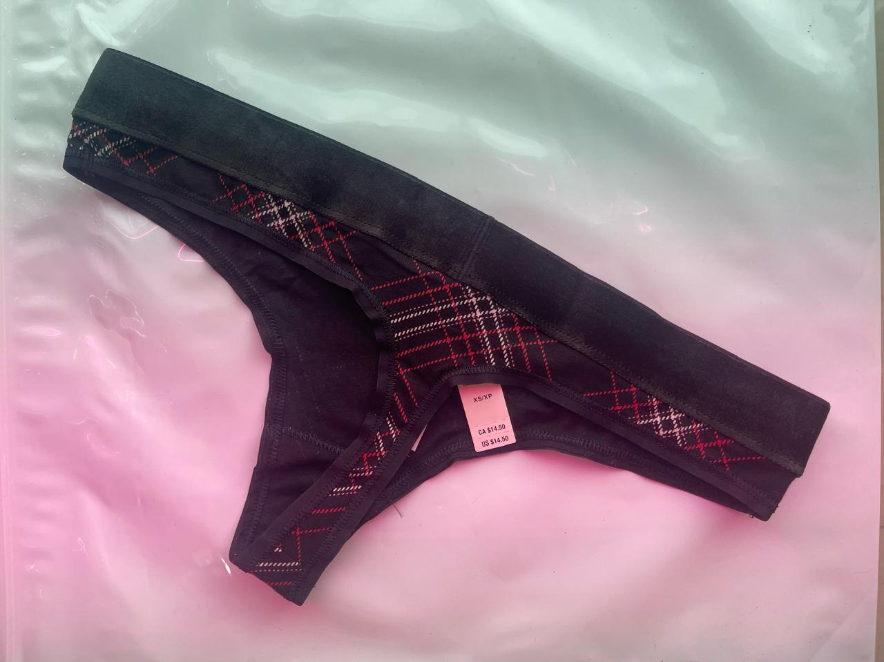 Victoria's Secret Shine Panty Thong Talla S
