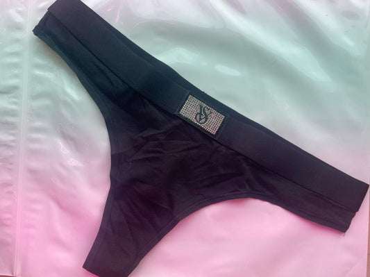Victoria's Secret Shine Panty Thong Talla M