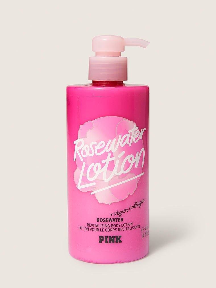 VICTORIAS SECRET PINK Rosewater Lotion Pink 414ml - Pink Beauty