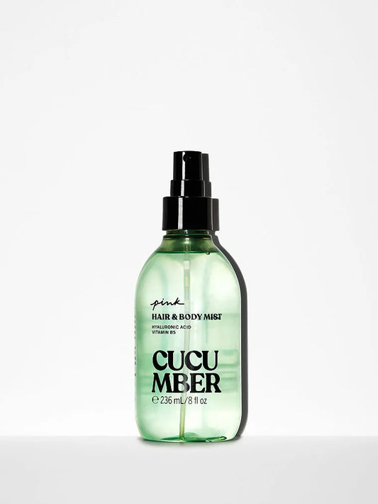 PINK HAIR & BODY MIST "CUCUMBER" 236 ml