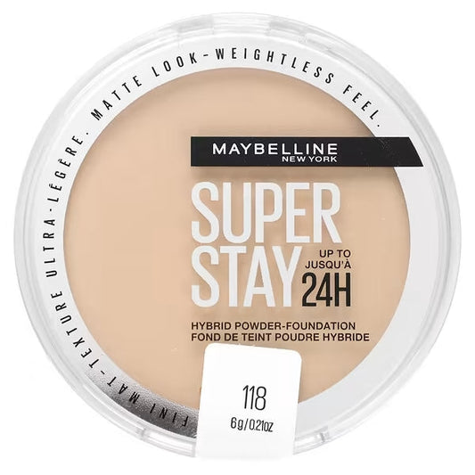 SUPER STAYÂ® UP TO 24HR HYBRID POWDER-FOUNDATION #118 - 6g