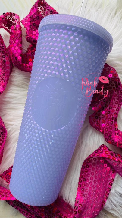 STARBUCKS 2021 Icy Lilac Bling Studded 24oz