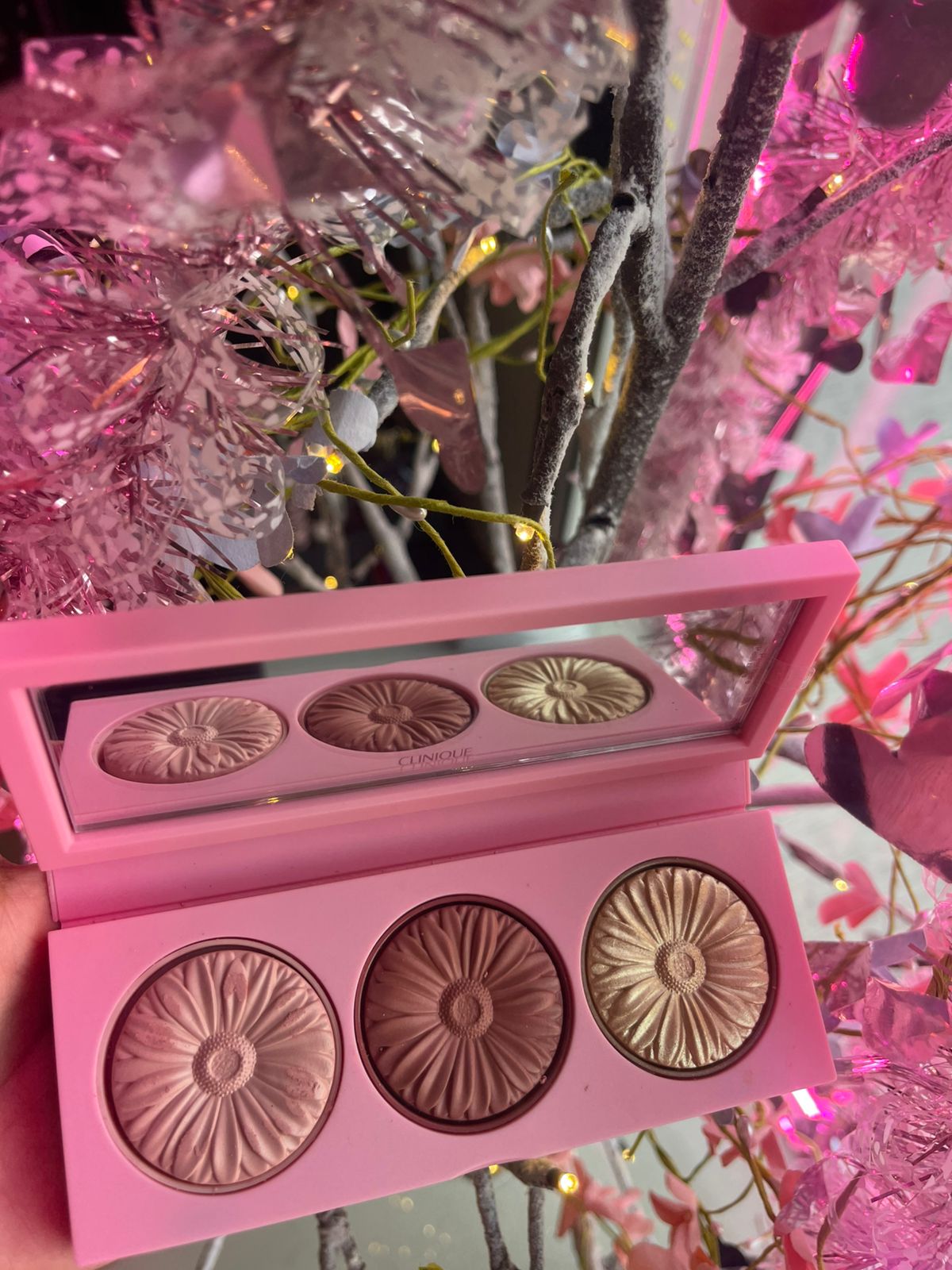 Clinique Good To Glow Palette - Blush - Highlighter Cheek Pop Trio Limited - Pink Beauty