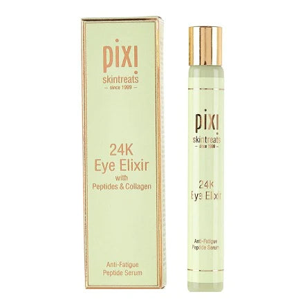 Pixi 24K Eye Elixir with Gold &amp; Collagen, suero con péptido energizante 9.3 ml