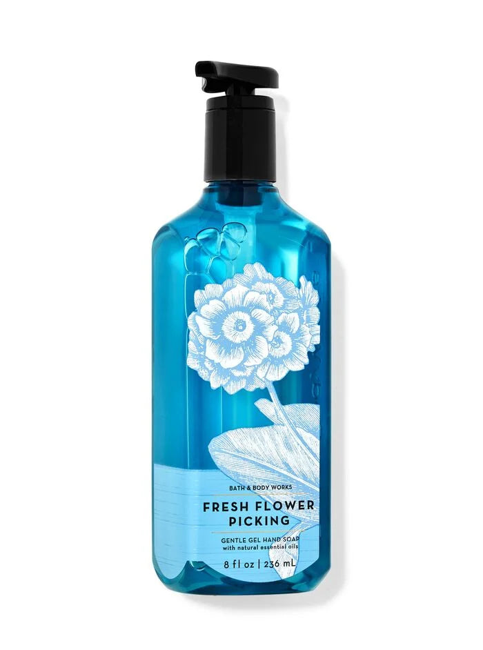 fresh flower picking gel hand soap bath and body works 236 ml