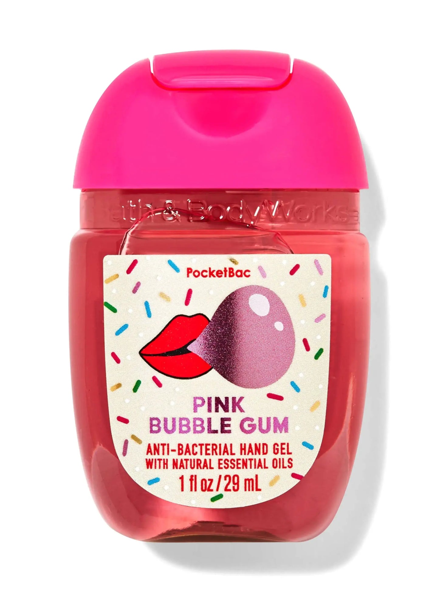 BATH &amp; BODY WORKS GEL ANTIBACTERIAL "PINK BUBBLE GUM"