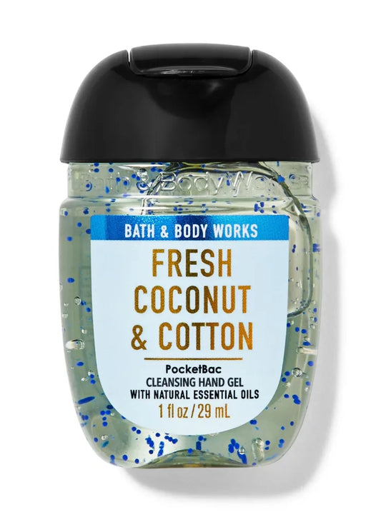BATH &amp; BODY WORKS GEL ANTIBACTERIAL "FRESH COCONUT &amp; COTTON"