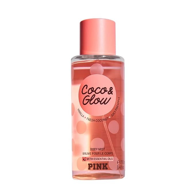 PINK BODY MIST COCO &amp; GLOW 250ml