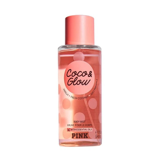 PINK BODY MIST COCO &amp; GLOW 250ml