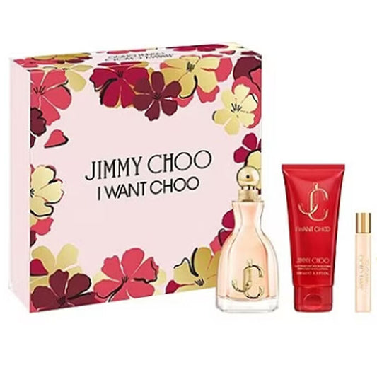 JIMMY CHOO I WANT CHOO SET 3 PZS DAMA
