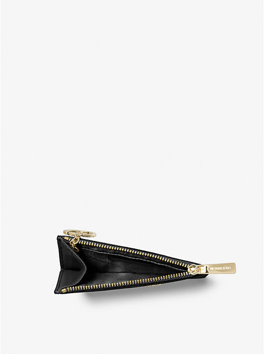 Michael Kors Monedero Jet Set Travel pequeño de piel saffiano Black