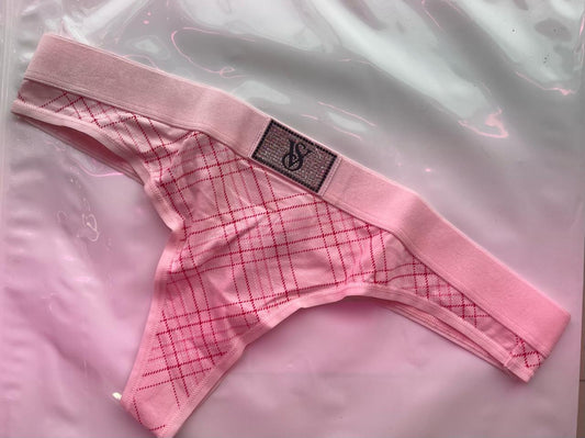 Victoria's Secret Shine Panty Thong Talla L