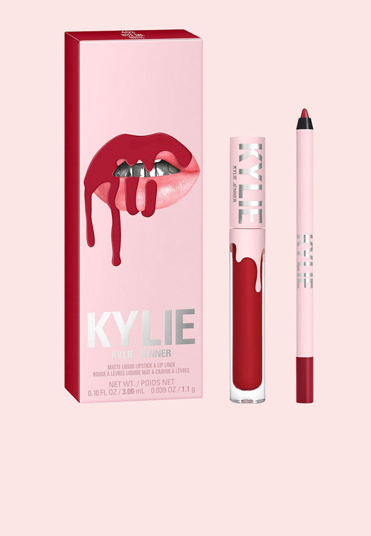 Kylie Jenner Lápiz Labial Líquido Mate De & Perfilador De Labios Bite me matte #403
