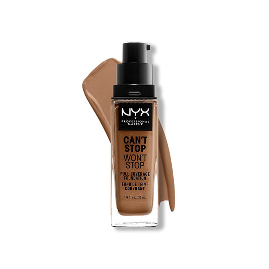 NYX CAN'T STOP WON'T STOP FULL COVERAGE FOUNDATION "CINNAMON" 30ml