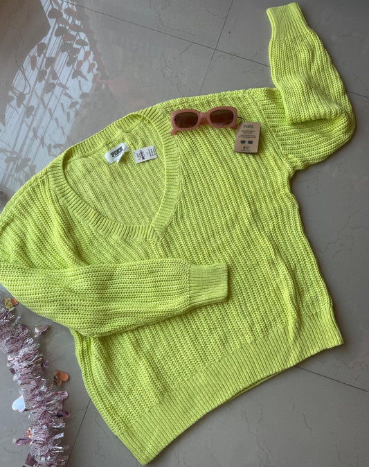 Victoria's secret PINK Suéter Verde Neón