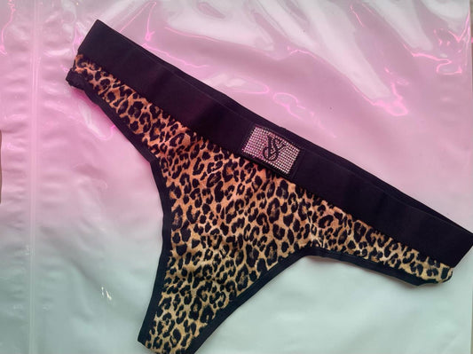 Victoria's Secret Shine Panty Thong Talla M