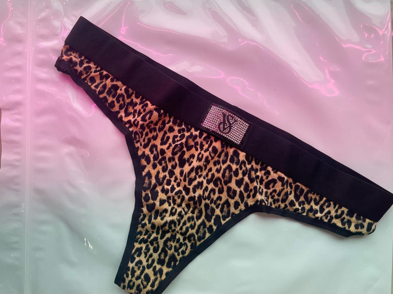 Victoria's Secret Shine Panty Thong Talla L