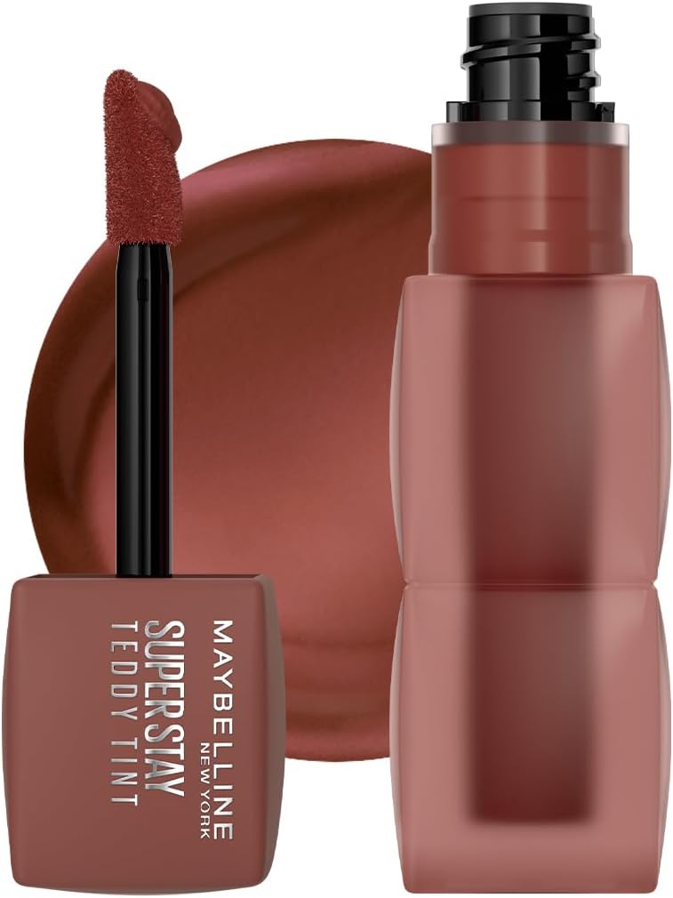 Maybelline Super Stay Teddy Tint Long Lasting Matte Lip Tint  20 Mascara Tear - Pink Beauty