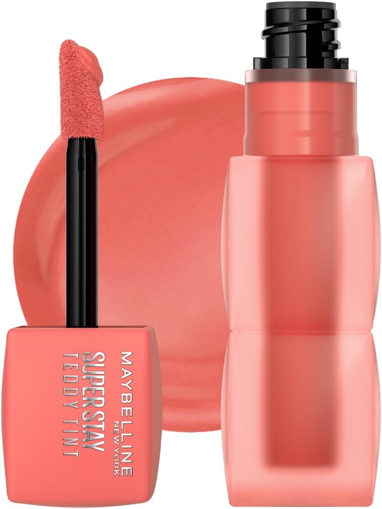 Maybelline Super Stay Teddy Tint Long Lasting Matte Lip Tint 25 Baby Tee - Pink Beauty