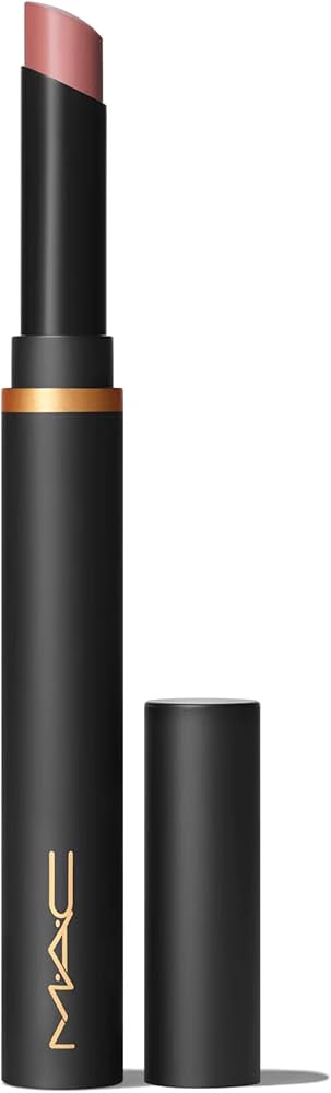 MAC Powder Kiss Velvet Blur slim stick lipstick 2gr tono 892 OVER THE TAUPE - Pink Beauty