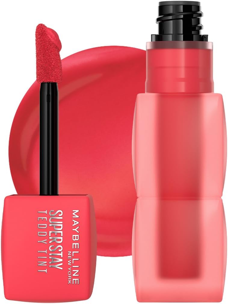 Maybelline Super Stay Teddy Tint Long Lasting Matte Lip Tint 35 July Forever - Pink Beauty