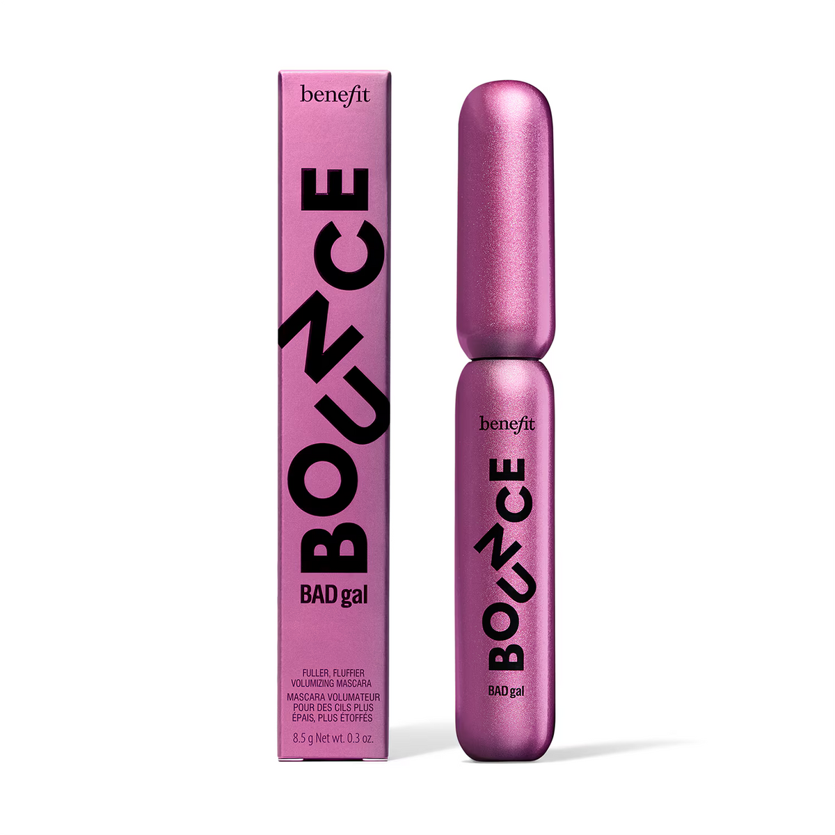 Benefit BADgal Bounce Mascara Voluminizadora - Pump'd Up Black 8.5g - Pink Beauty