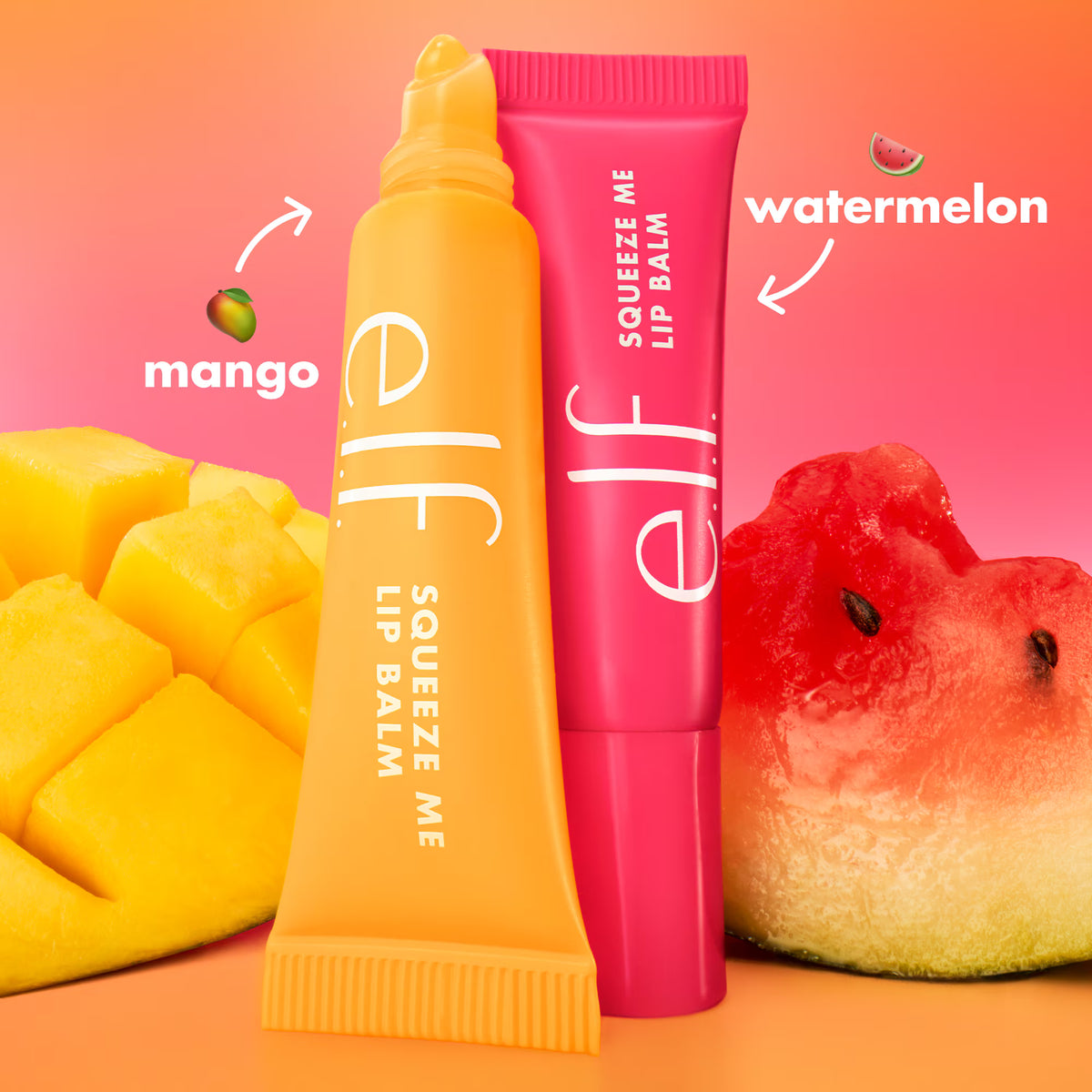 ELF COSMETICS squeeze me more lip balm duo (dúo de bálsamos labiales hidratantes) - Pink Beauty