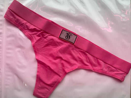 Victoria's Secret Shine Panty Thong Talla L