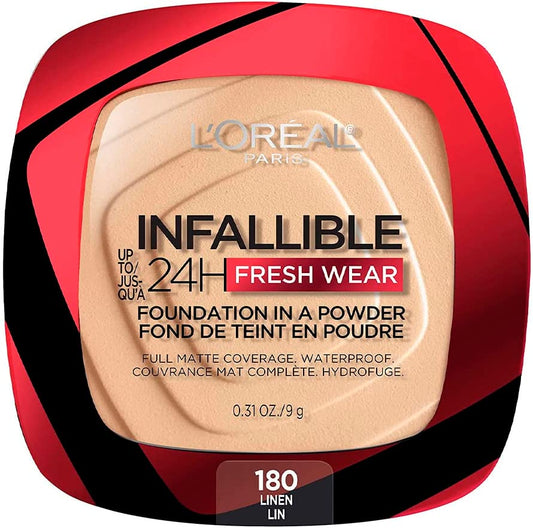 Loreal Infallible 24h Fresh Wear Powder  #180 Linen