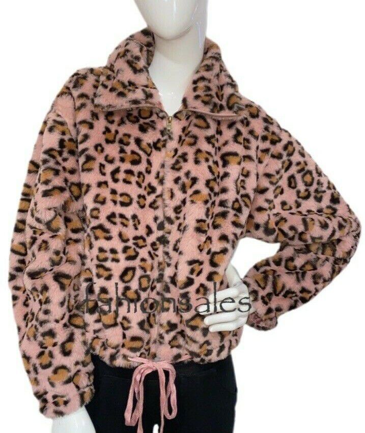 Victoria's secret PINK Know One Cares Animal Print Rosa