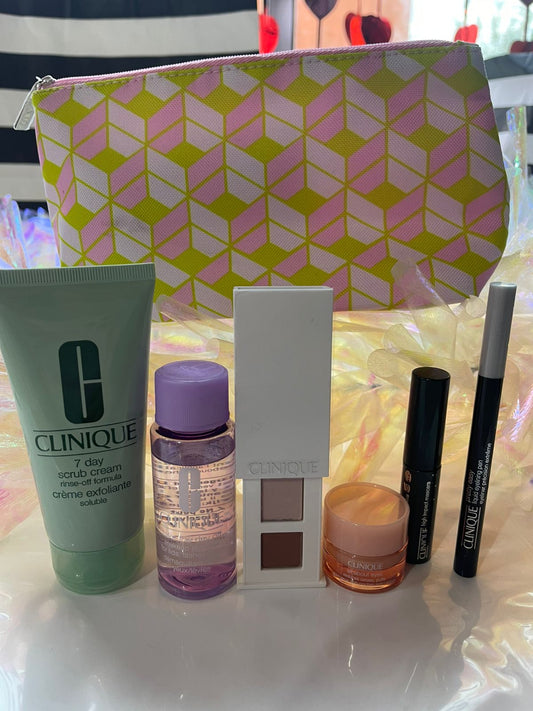 Set Clinique Cosmetiquera 6 Piezas Travel Size