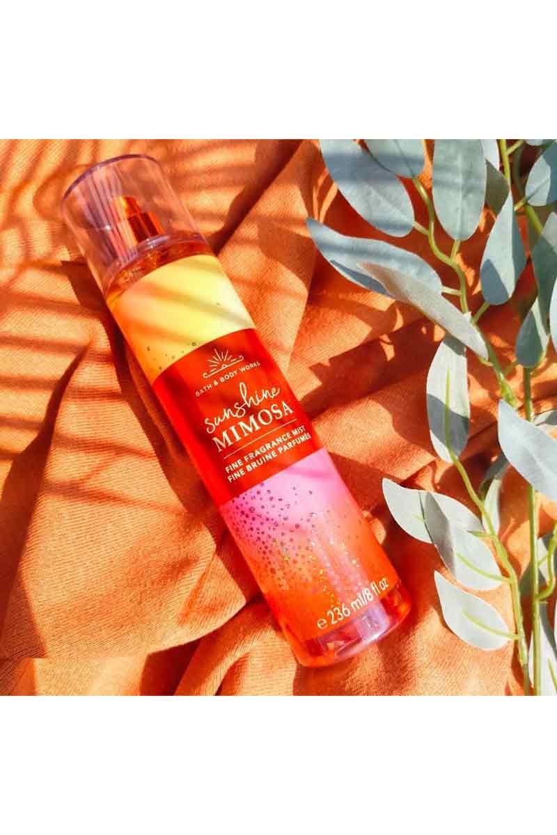 BATH AND BODY WORKS fine fragance mist 236ml Aroma: sunshine mimosa - Pink Beauty
