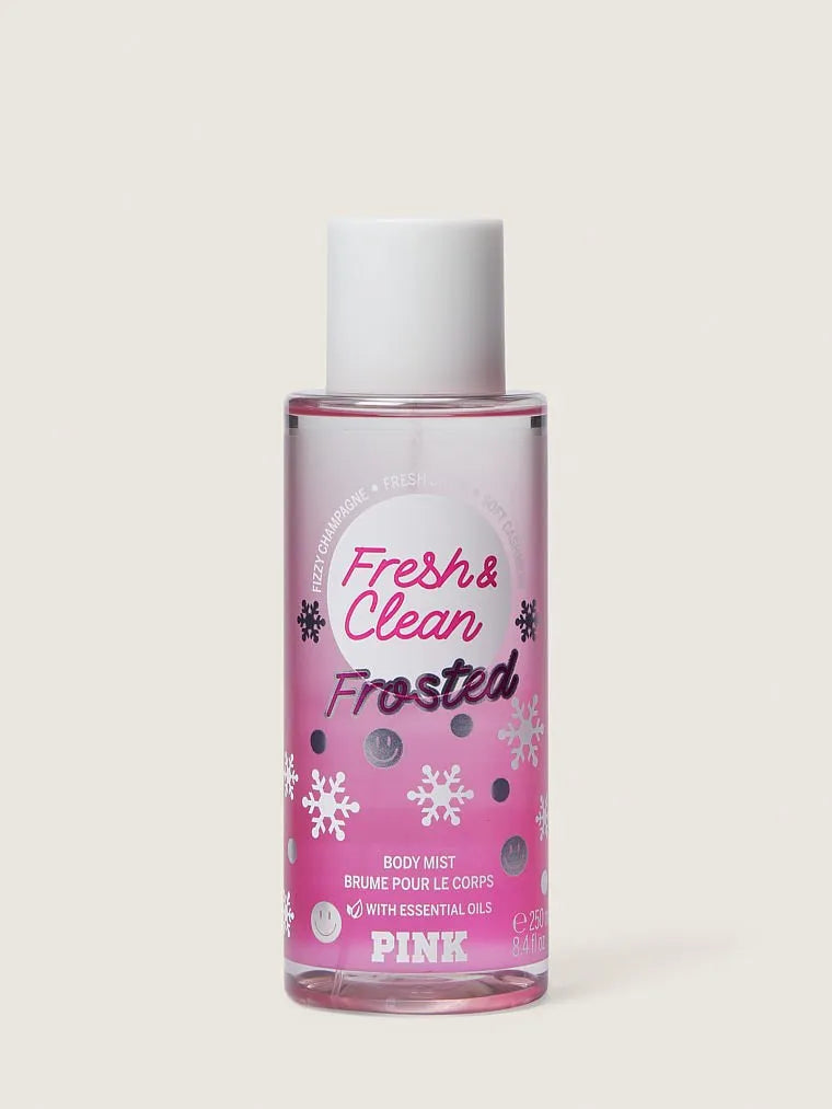 PINK BODY MIST FRESH &amp; CLEAN FROSTED 250ml