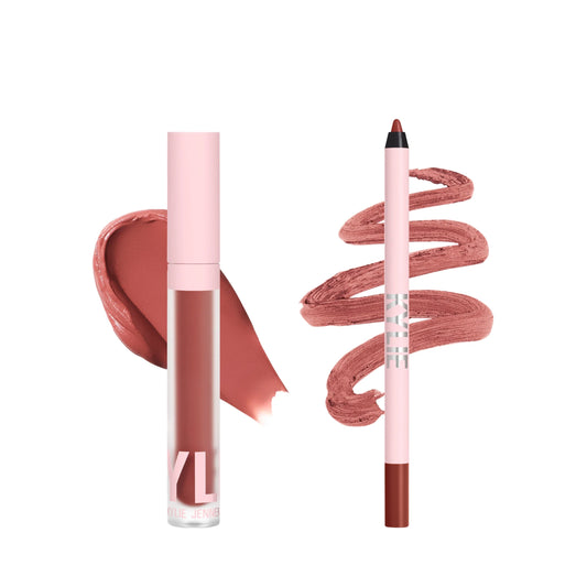 KYLIE COSMETICS LIP BLUSH & LIP LINER "729 SISTER SISTER"
