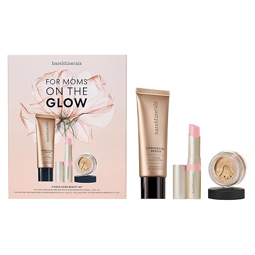 BareMinerals For moms on the Glow 3 piezas Beauty set