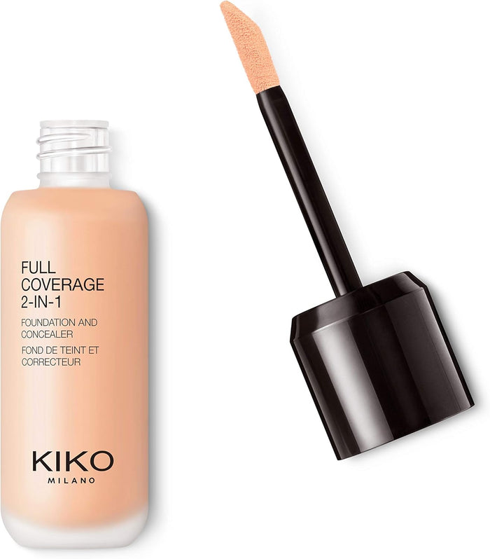 KIKO MILANO - Full Coverage 2-in-1 Foundation & Concealer Tono N 25
