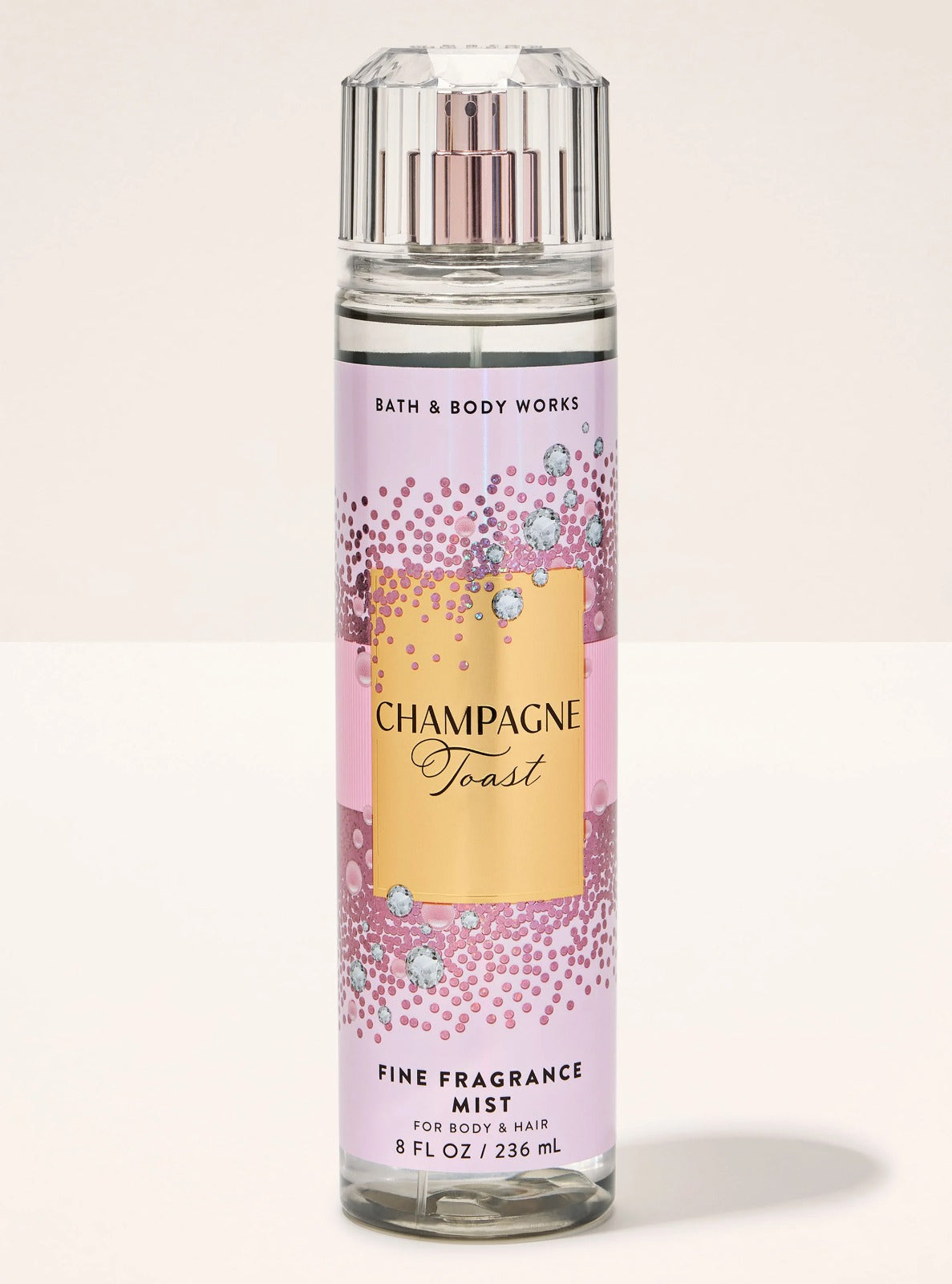 Bath & Body Works Champagne Toast Fine Fragance Mist 236mL - Pink Beauty
