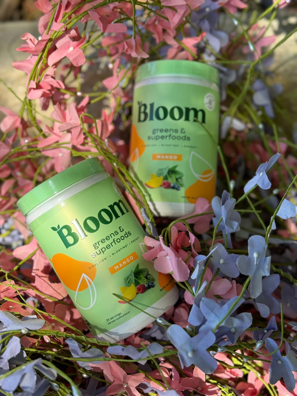 BLOOM GREENS &amp; SUPERFOODS “MANGO” 4.8oz - Pink Beauty