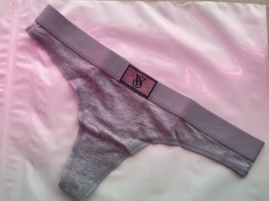 Victoria's Secret Shine Panty Thong Talla L