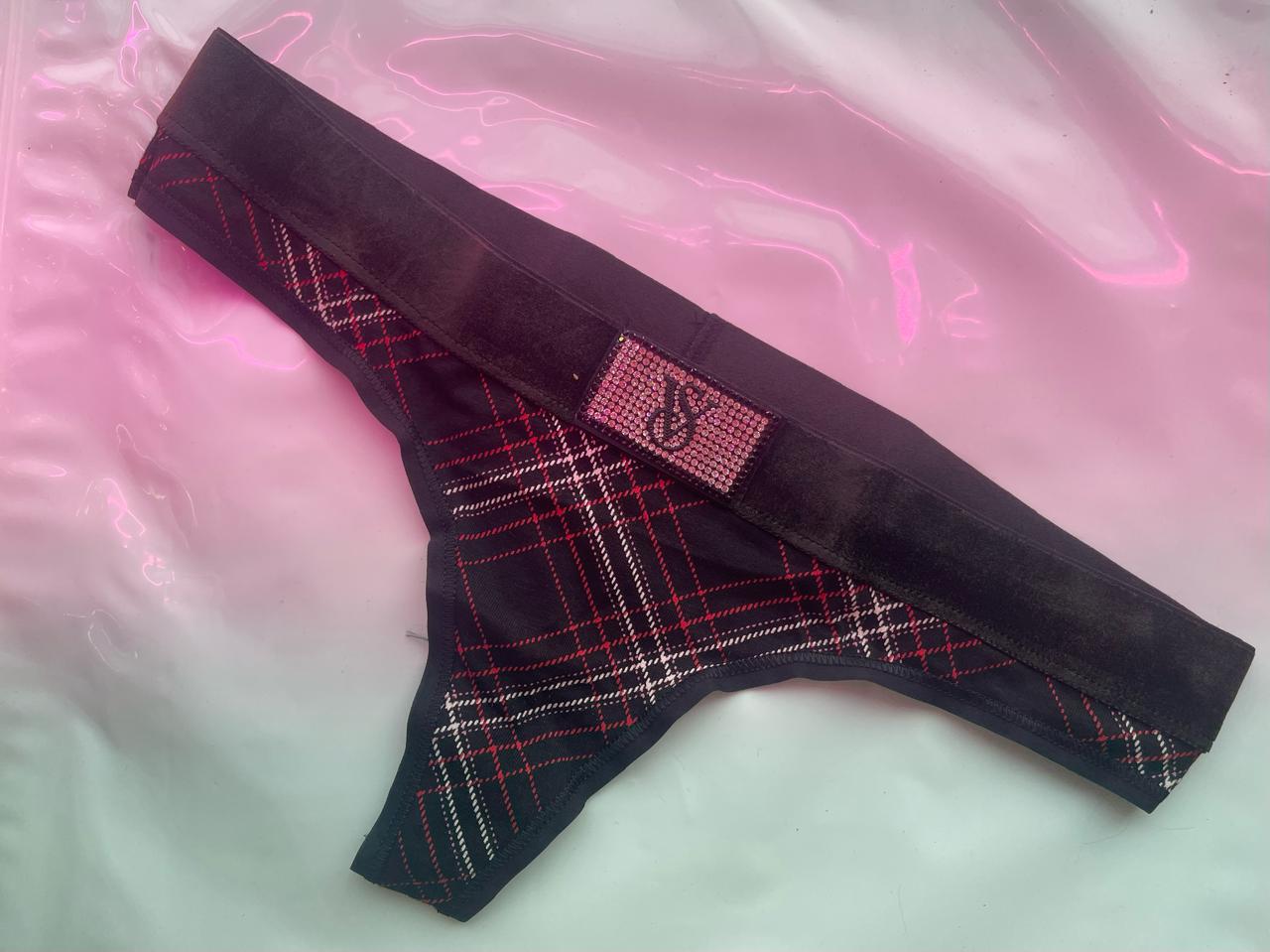 Victoria's Secret Shine Panty Thong Talla XS