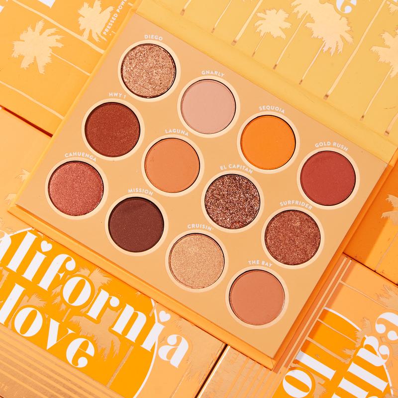 COLOURPOP CALIFORNIA LOVE PRESSED POWDER PALETTE - Pink Beauty
