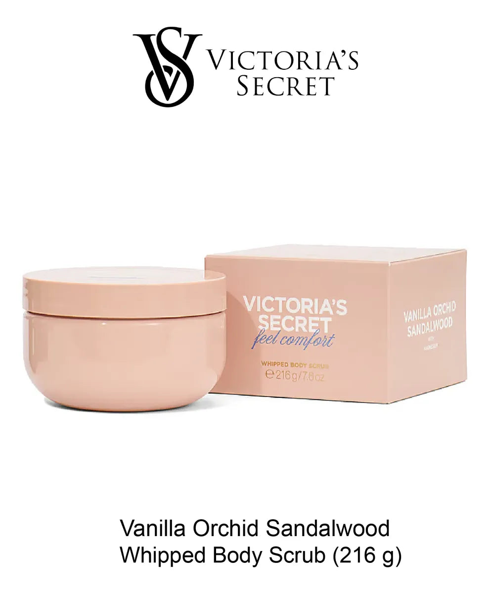 Victoria's Secret vanilla orchid sandalwood body scrub 216grs - Pink Beauty